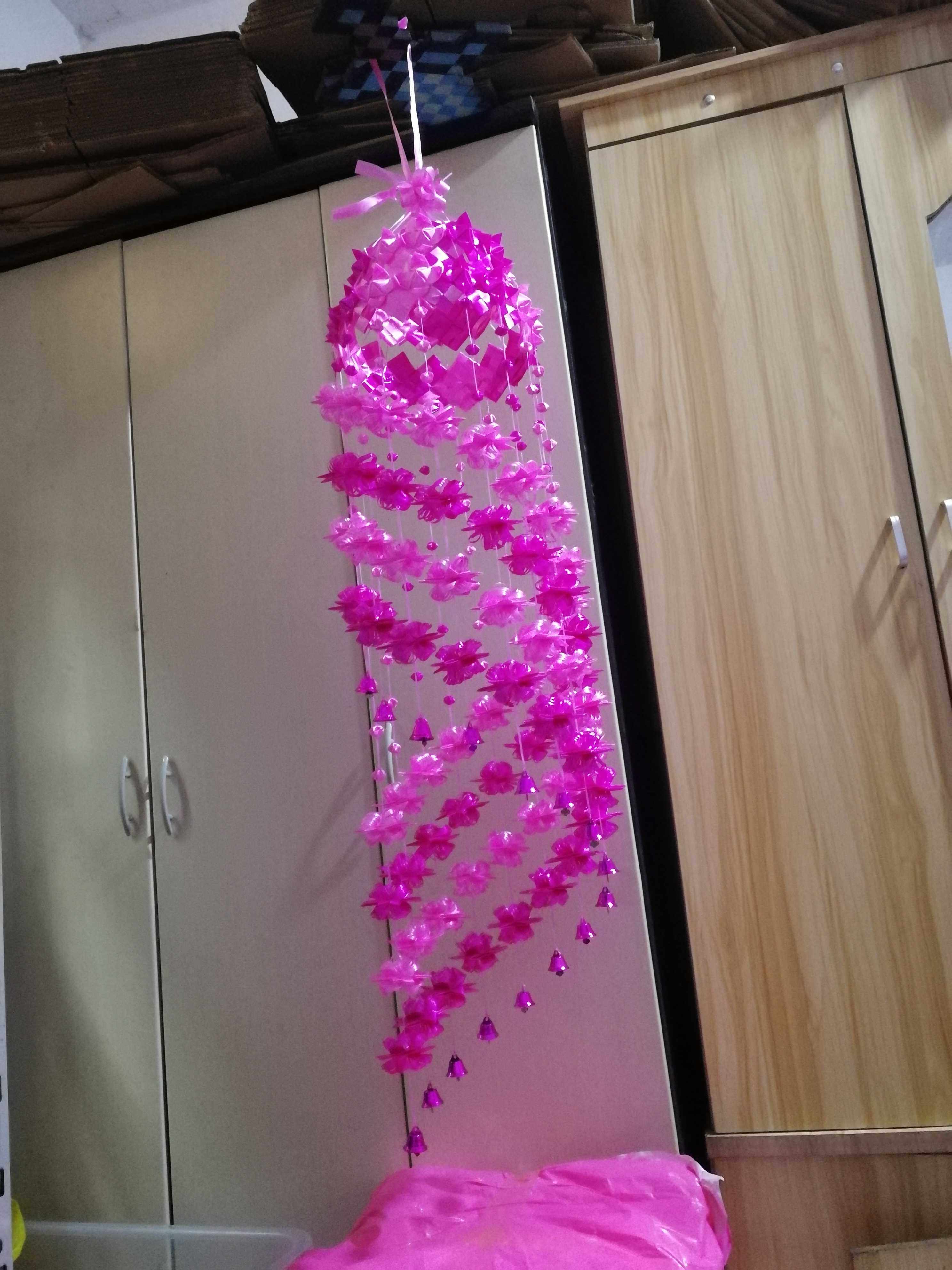 手工diy彩带风铃成品 中秋国庆生日结婚送礼 新房婚房装饰