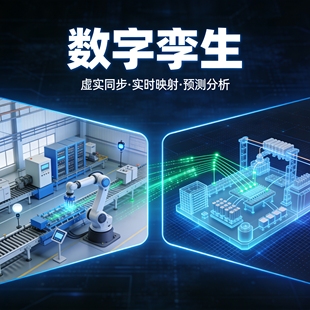 数字孪生系统开发定制工业产线AGV设备可视化上位机联动解决方案