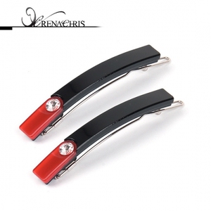 C695韩国进口头饰AngelRena日韩气质少女发卡简约小水晶发夹边夹