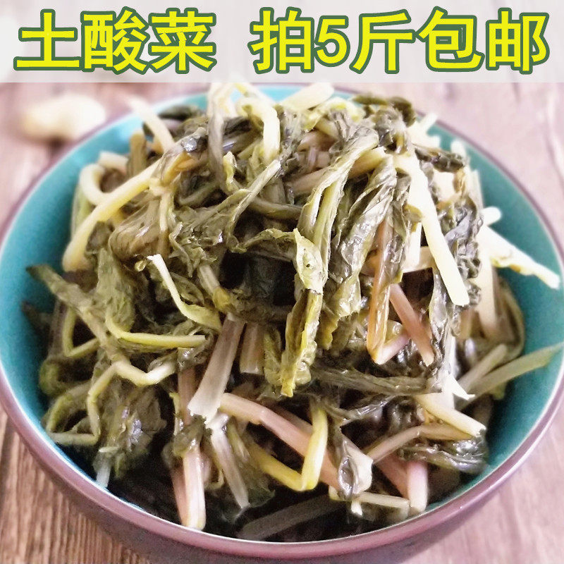 满5斤包邮 四川广元土酸菜苍溪农家剑阁阆中长酸菜做酸菜鱼500g