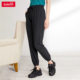 纯色88112909 班尼路新款 包邮 薄款 休闲裤 弹力运动裤 女装 韩版