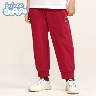 班尼路童装 卫裤 纯色休闲裤 满两件 针织裤 100 男女童束脚裤 包邮