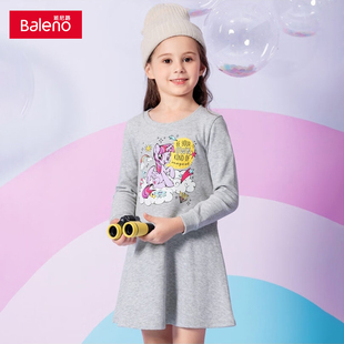 baleno 包邮 110 针织裙女童连衣裙小马宝莉印花公主裙 junior童装