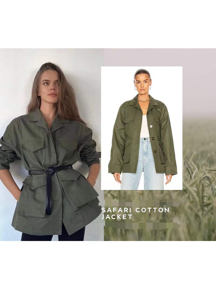 北欧极简主义长青款工装风夹克