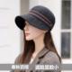 遮脸新款 气质宽檐潮流鸭舌帽秋冬帽子女挂口罩显瘦洋气休闲显脸小