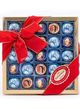 奥地利零食礼品萨尔茨堡蓝色莫扎特夹心巧克力球Josef Holzermayr