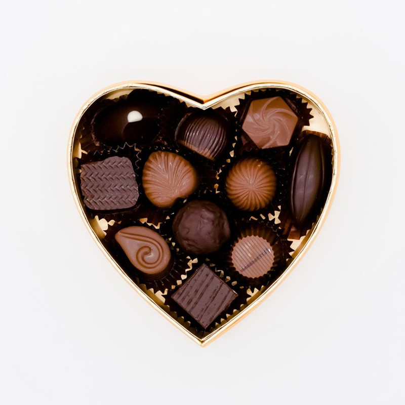 瑞士进口零食礼品 durig 洛桑特产 手工心形混装巧克力球礼盒270g