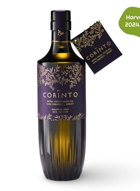希腊代购食用油corinto早期收获单源冷榨高酚特级初榨橄榄油500ml