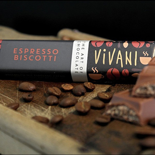 德国进口零食品 薇梵妮Vivani焦糖奶油夹心海盐牛奶巧克力排块40g