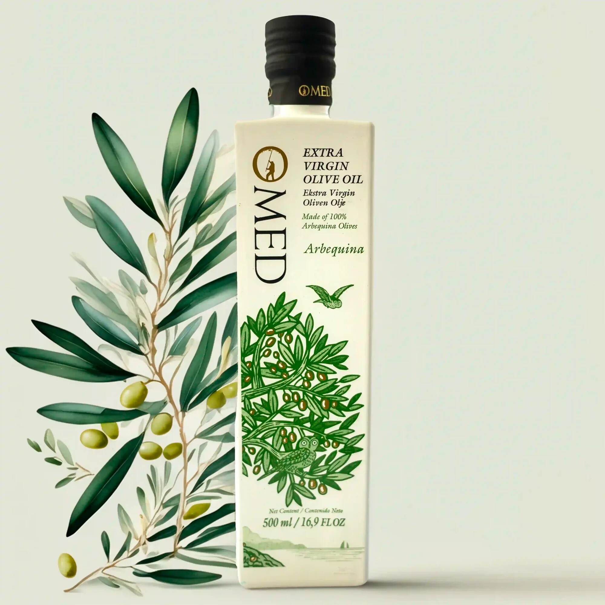 西班牙OMED Arbequina特级初榨橄榄油 单一品种早收限量高酚500ml