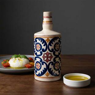 意大利西西里Centonze Barocco特级初榨橄榄油礼品巴洛克陶瓷瓶装