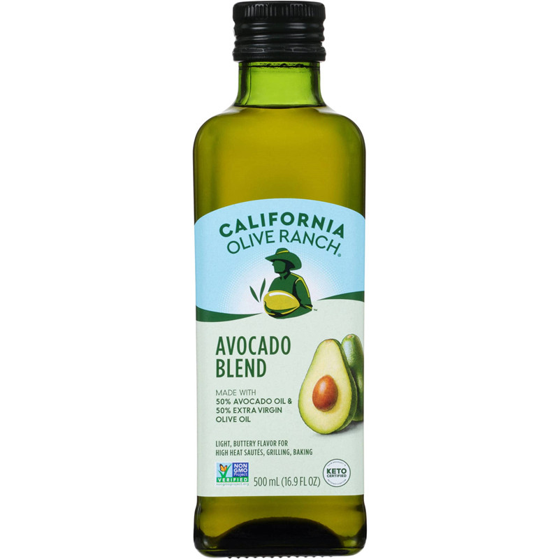 美国进口素食california olive鳄梨油50%牛油果油混合橄榄油500ml