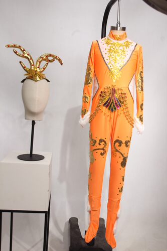 儿童舞蹈小鹿亲亲演出服桃李杯成人女子独舞舞蹈服装动物精灵定做