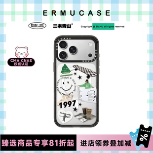 Hip Hop 16ProMax OLD 15手机壳 Air SCHOOL 17Pro ERMUCASE二木青山原创 老旧嘻哈适用苹果iPhone17ProMax