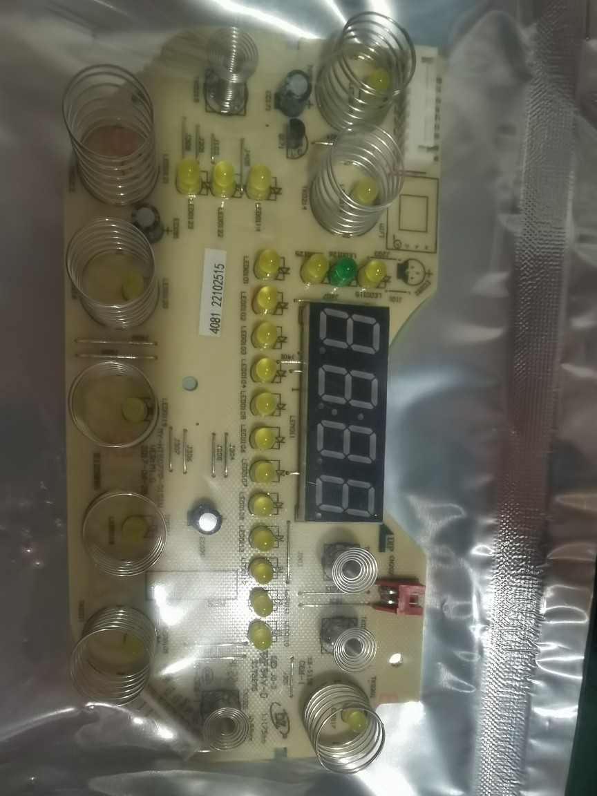 美的电压力锅配件HT5077P显示板.控制板.灯板.电路板.原装全新件