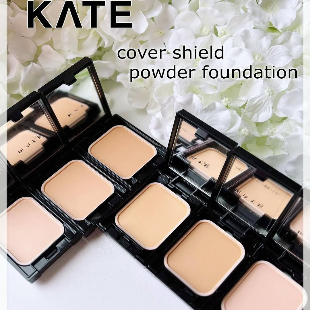 日本 KATE/凯朵铁壁粉饼控油保湿遮瑕柔焦哑光持久定妆隐形毛孔