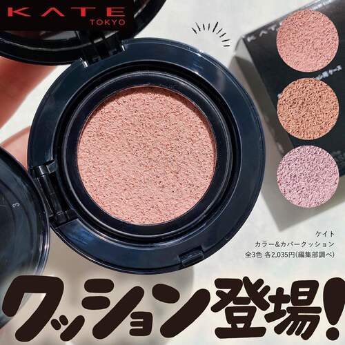 日本KATE凯朵任何肤质气垫粉底