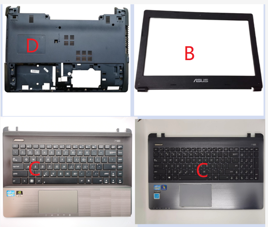 华硕A45V K45V A85V K45VD P45VJ PR045V K45VM 外壳A B C D E 壳 3C数码配件 笔记本零部件 原图主图