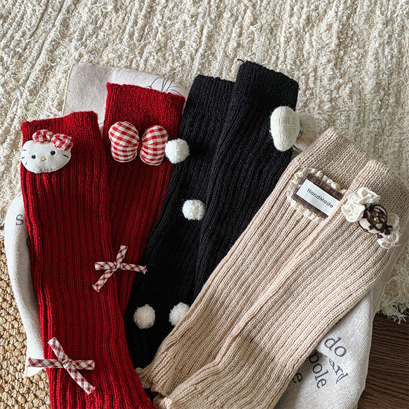 袜套冬季2025新款儿童洋气小腿袜加厚一岁婴儿童装女童女宝宝护袜