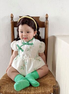 【夏季清仓】夏季儿童婴儿连体衣爬服哈衣包屁衣