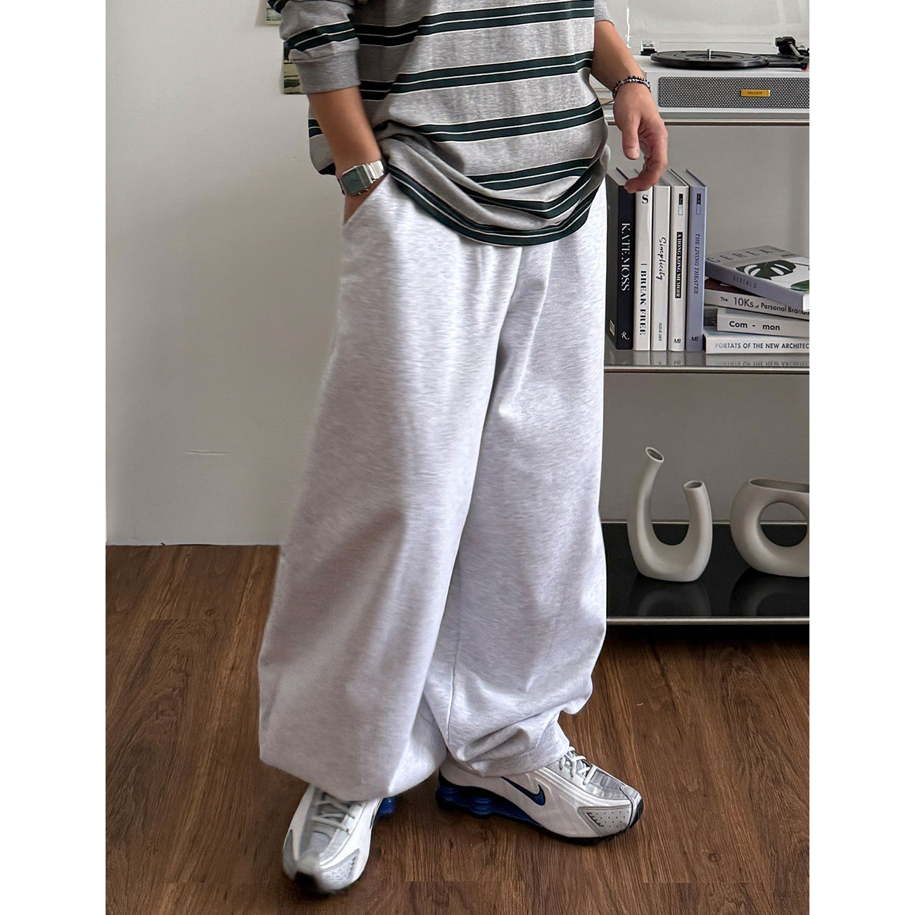 韩国代购男装复合棉休闲裤卫裤