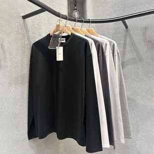 T恤衫 侧开衩打底长袖 男 CORE高品包边百搭净版 ANAN东大门韩国代购