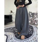 heavy pants休闲裤 cotton tuck 韩国代购 banding two balloon 男