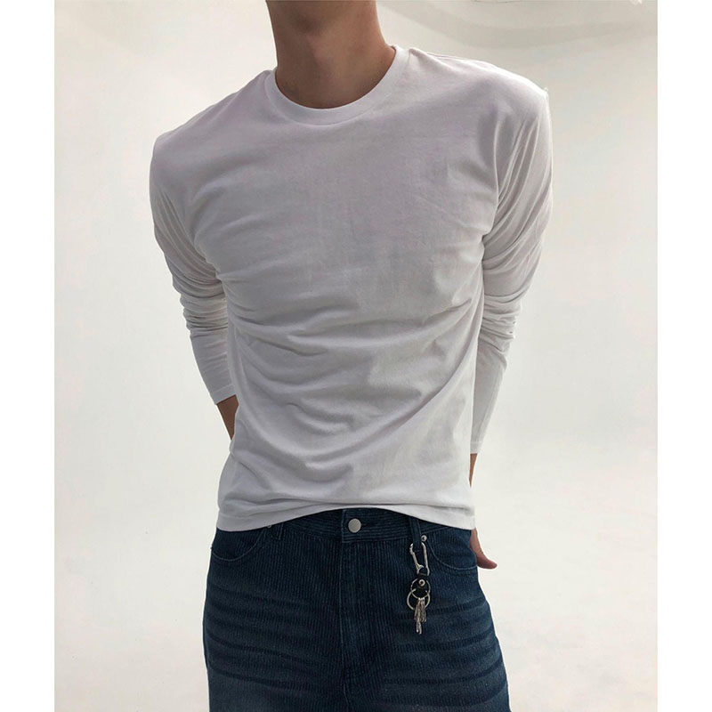 韩国代购长袖基础款T恤2件包邮