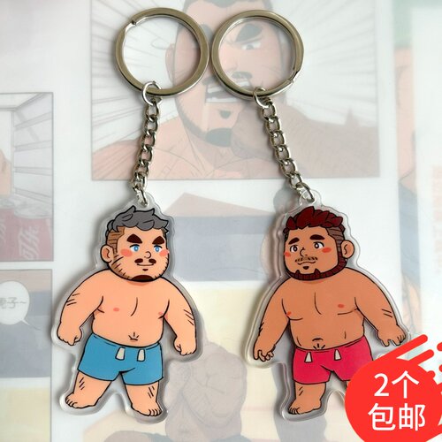 甘东原创谷子亚克力钥匙扣挂件
