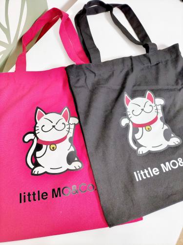 满88包邮 MO&Co.定制款招财猫帆布袋