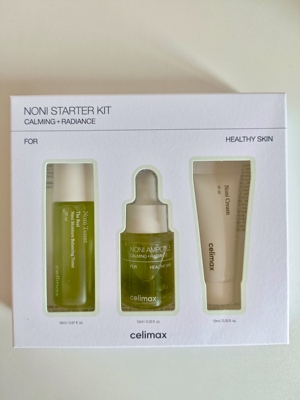 满88包邮 Celimax娴俪美诗诺丽果诺丽精华三件套护肤套装40ml