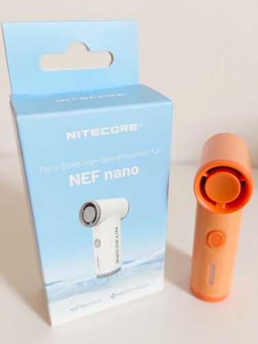 NITECORE奈特科尔手持高速风扇usb轻量化迷你露营暴力风扇NEFnano