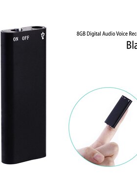 8GB Digital Audio Voice Recorder - Portable MP3 Player 录音U