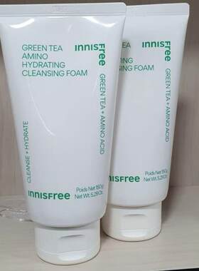 新品~韩国专柜正品 Innisfree悦诗风吟 济州ECO绿茶洗面奶 150ml