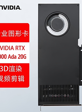 全新英伟达 RTX 4000 Ada 20G 视频剪辑 AI计算 专业图形显卡