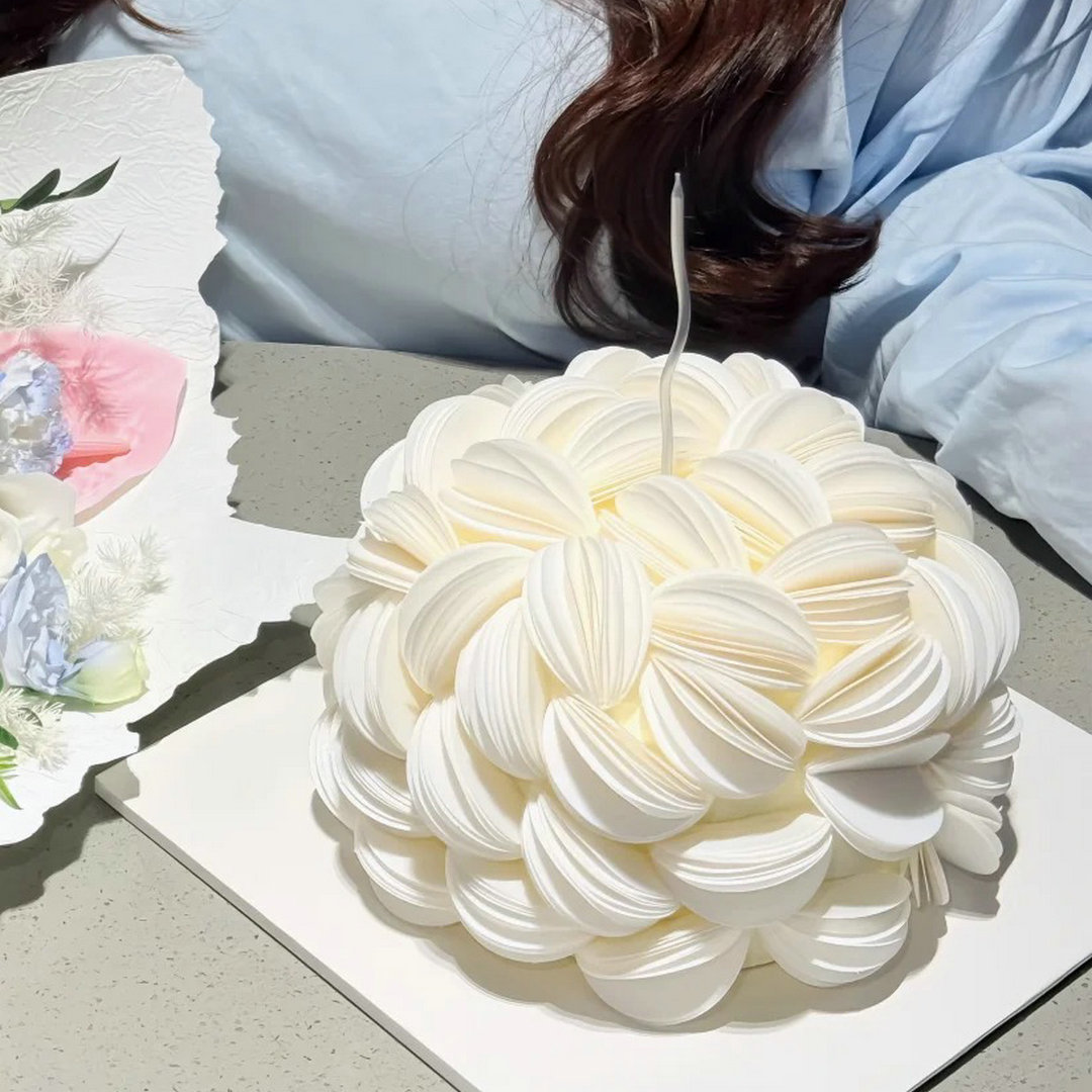 超薄糯米纸花朵蛋糕装饰