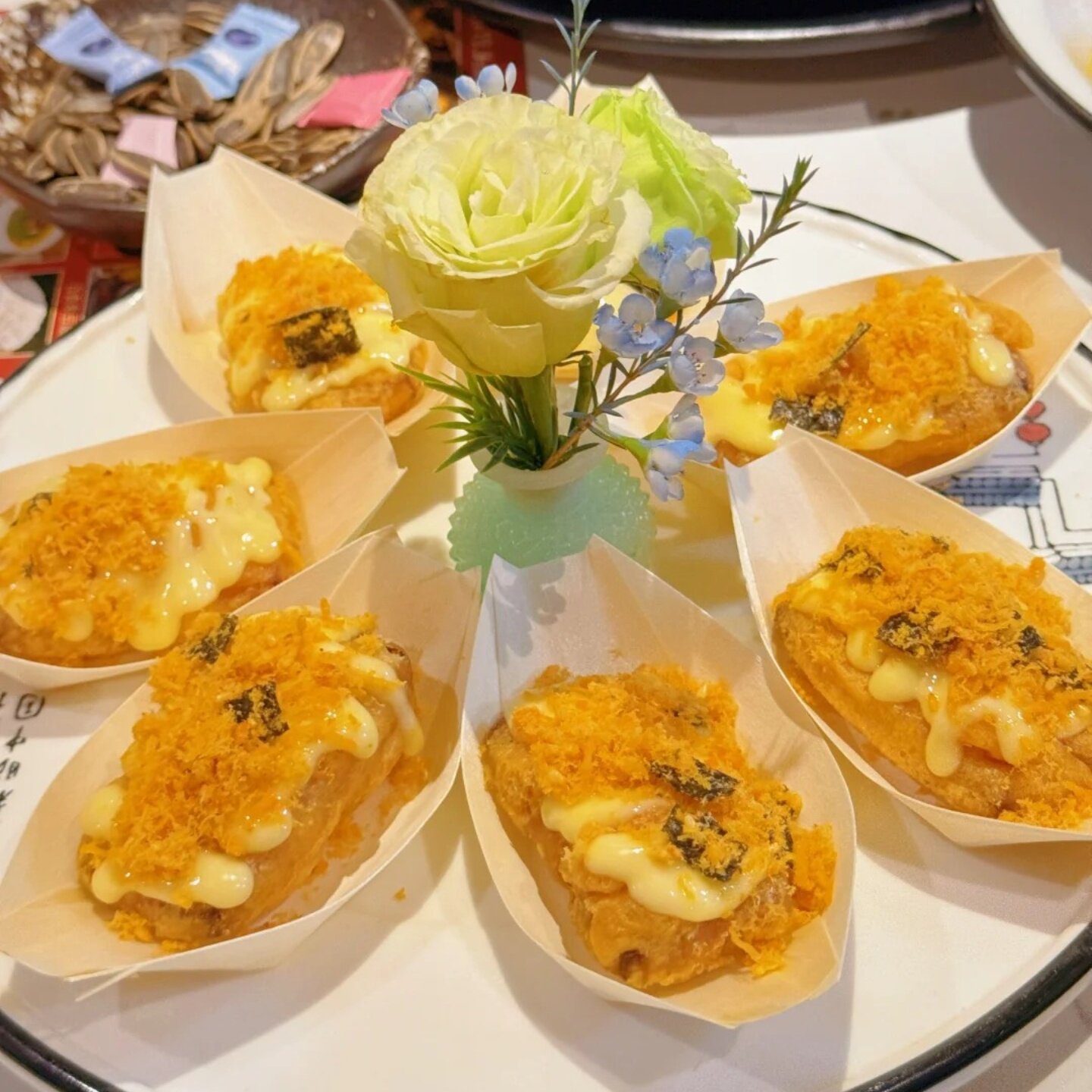 冷菜小船点心丸子打包盒
