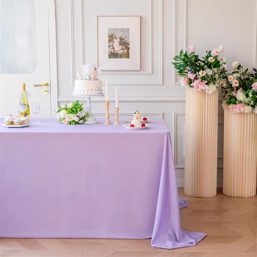 紫色甜品台装饰婚礼订婚生日布置纸杯蛋糕插件贴纸布丁纸网纱桌布