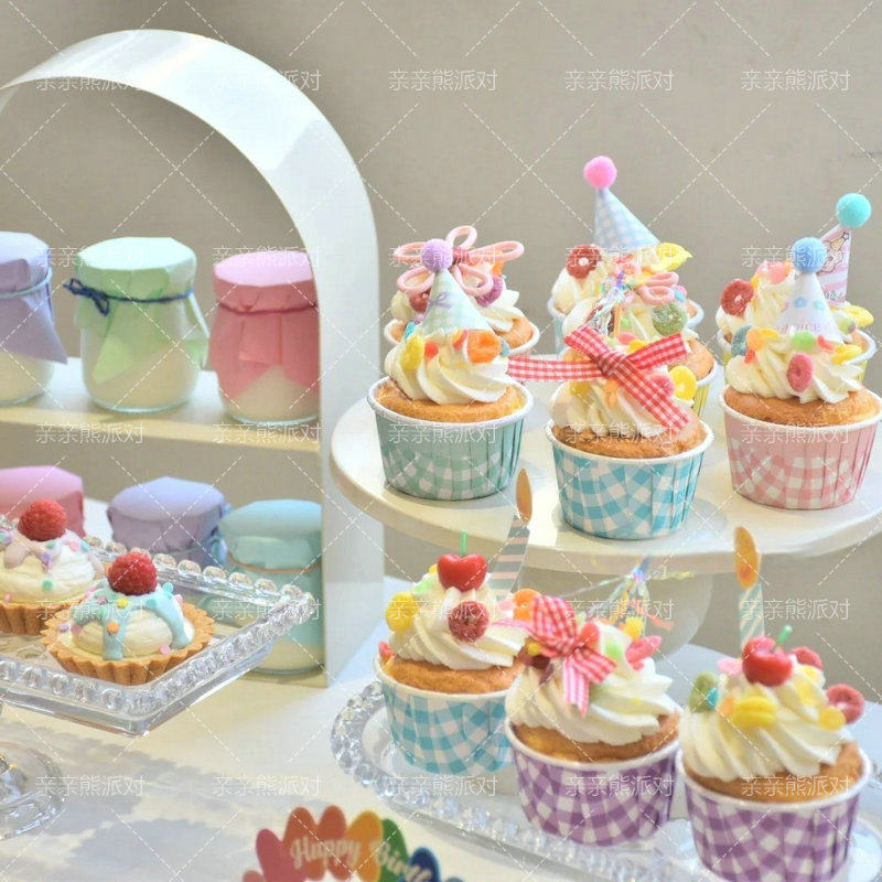 多巴胺生日装饰推推乐贴纸2025开学季升学宴纸杯蛋糕插牌布丁纸,节庆用品/礼品,甜品台装饰,淘宝优惠券,粉丝福利购,淘宝优惠卷