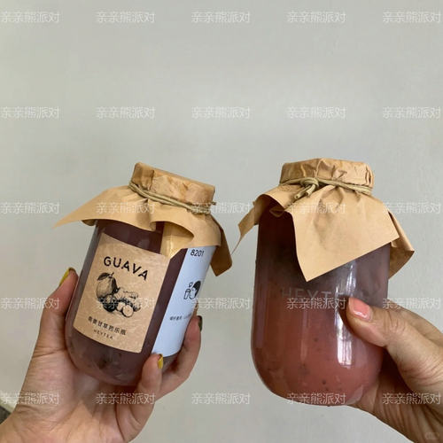 玻璃瓶子包装纸烘焙装饰布丁纸盖