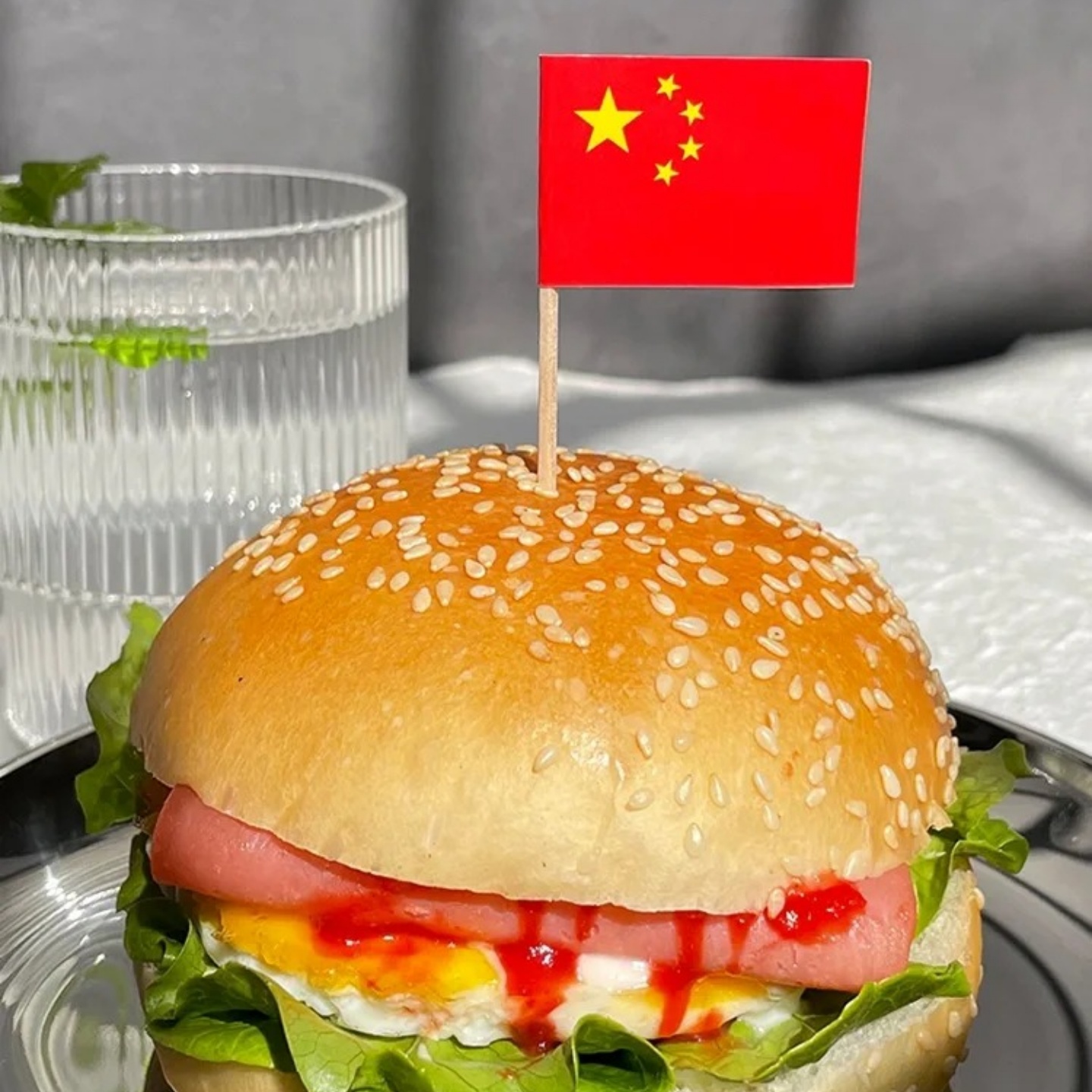 烘焙专用甜品装饰多国牙签小插旗