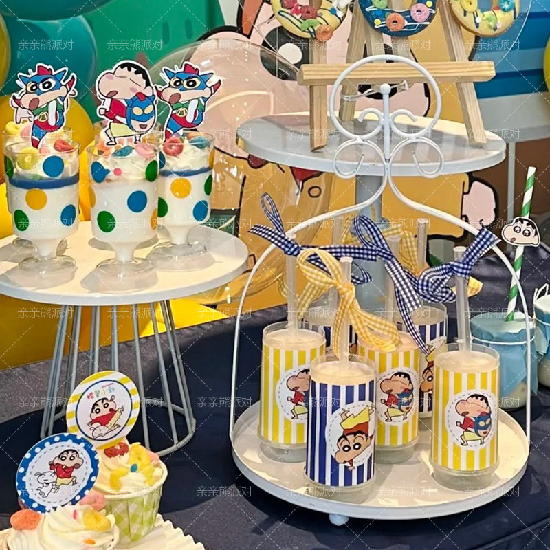 蜡笔小新生日主题甜品台装饰小新纸杯蛋糕插件推推乐筒慕斯杯贴纸,节庆用品/礼品,节日装扮用品,淘宝优惠券,粉丝福利购,淘宝优惠卷