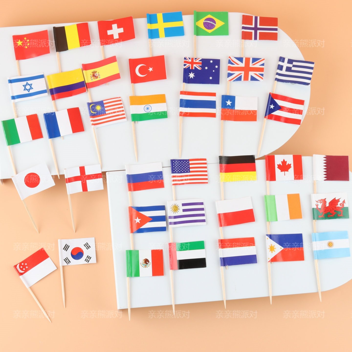 食品级卡通迷你国家纸签小旗子一次性咖啡酒杯水杯装饰通用酒签子,餐饮具,酒签,淘宝优惠券,粉丝福利购,淘宝优惠卷