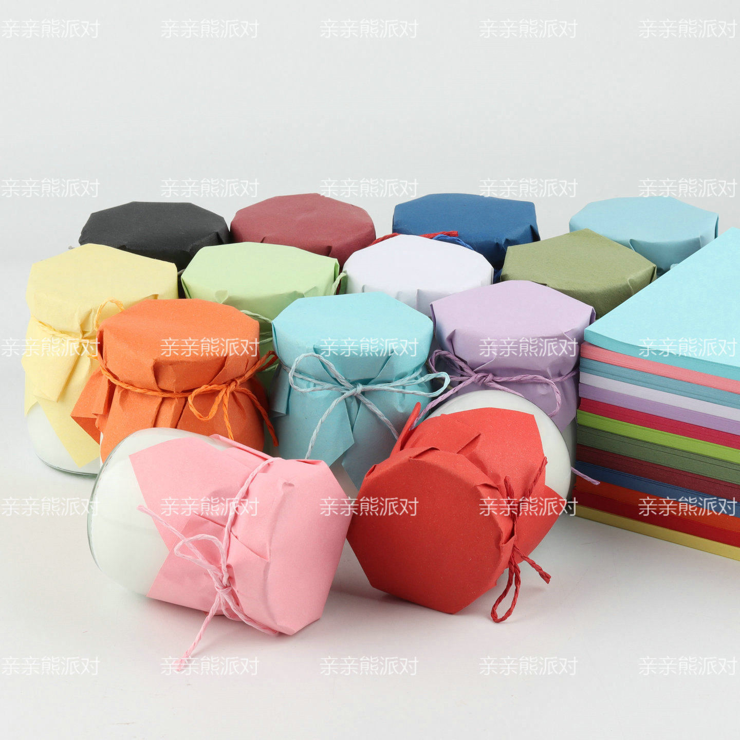 酸奶布丁杯封口纸多巴胺防水中式布丁纸浅色红色包装纸甜品台装饰