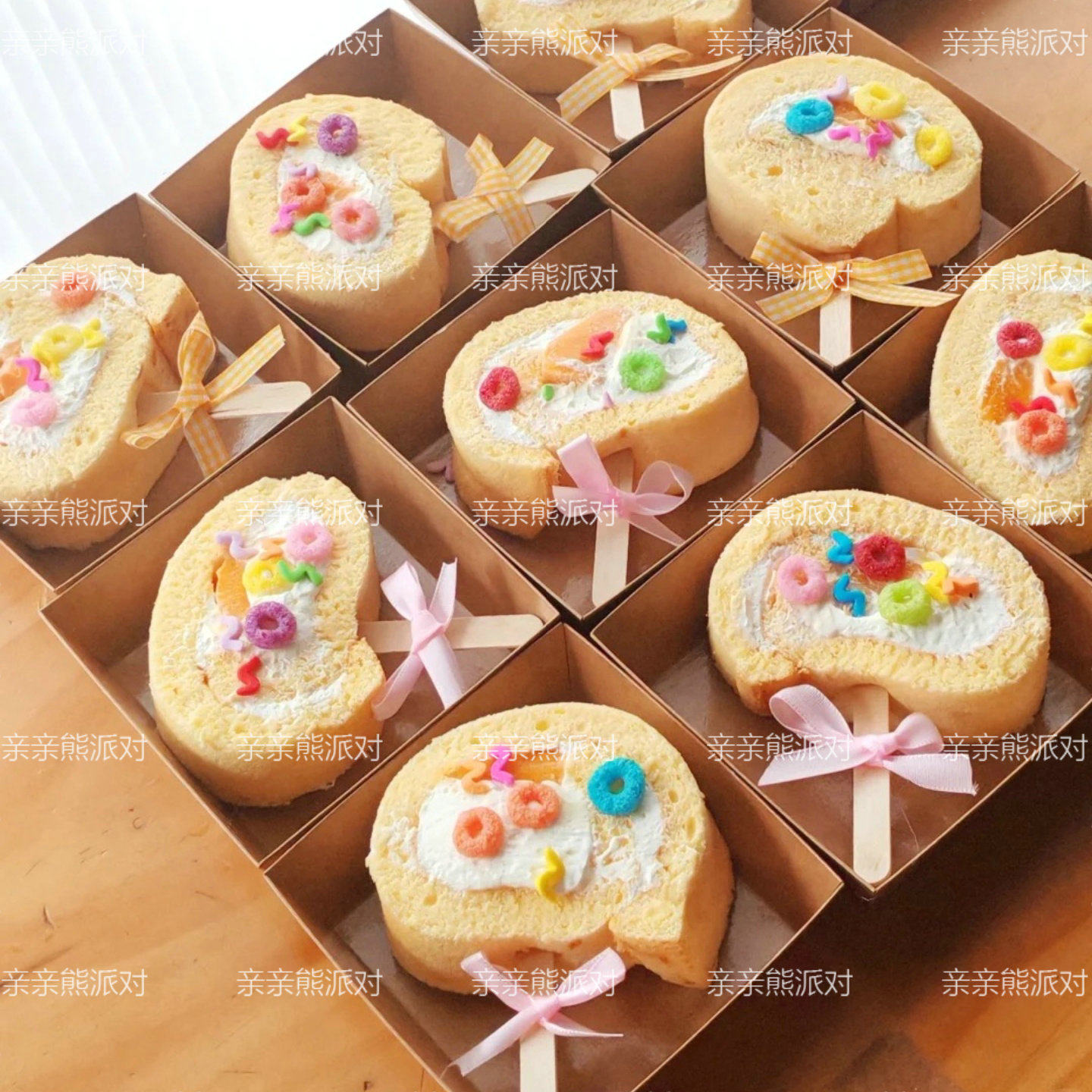 甜品棒棒糖蝴蝶结装饰