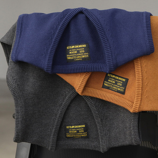 羊毛毛衣马甲针织背心秋冬 男士 美式 复古休闲V领套头打底保暖厚款