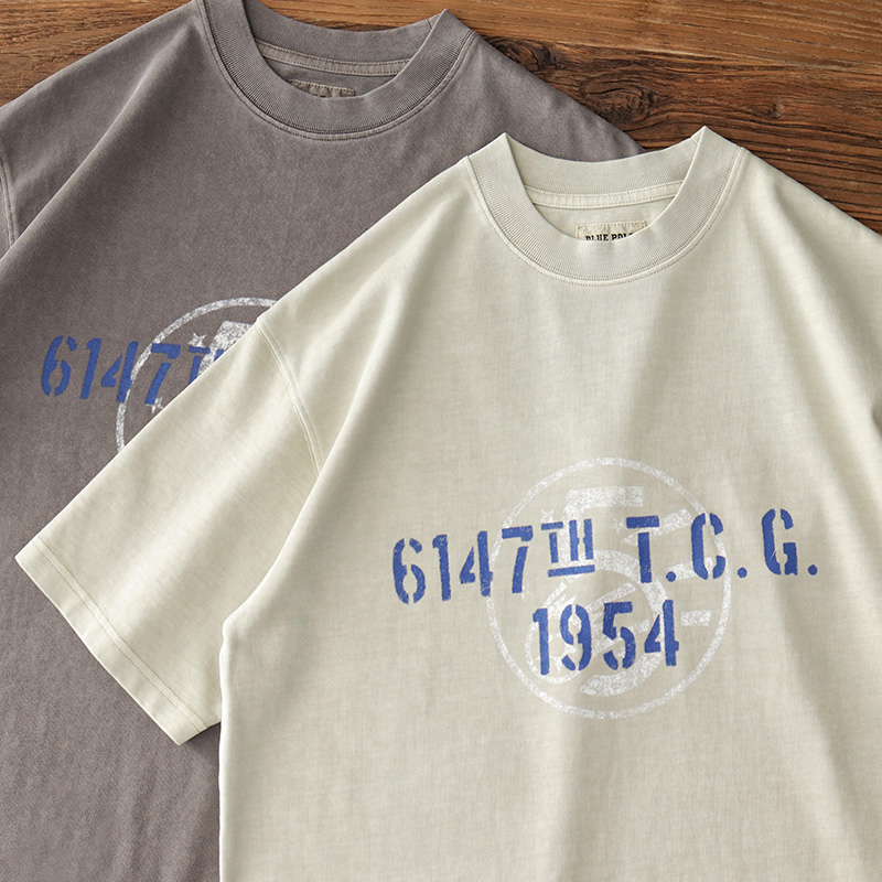 320g重磅水洗做旧落肩T恤