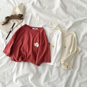 Áo thun ngắn tay màu đỏ hoang dã mùa hè 2019 mới nhất dành cho nữ phiên bản Hàn Quốc. - Áo phông