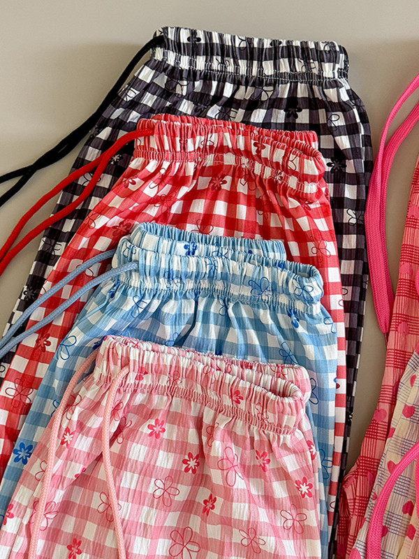 Women's Plaid Lounge Pants | Direct from China - Taobao product photo 2