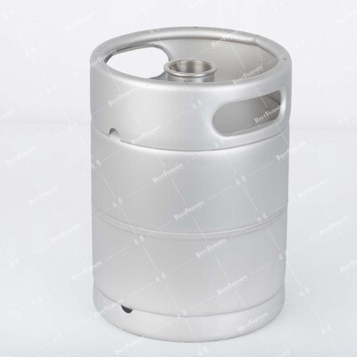 贝孚美标10升啤酒桶304不锈钢井式板式酒茅10L白酒清洗KEG扎啤桶